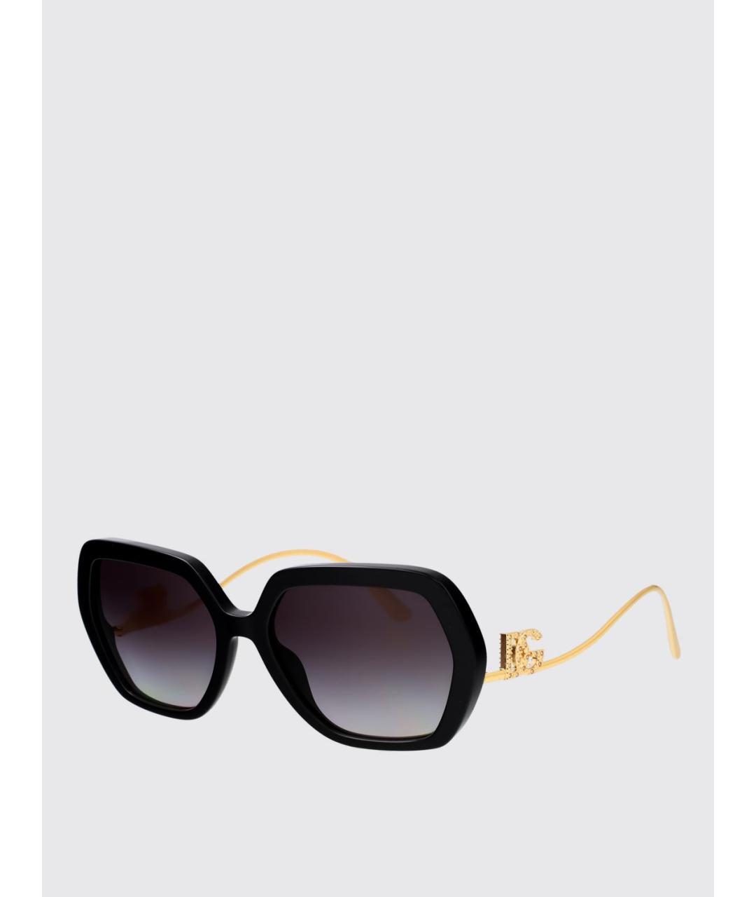 DOLCE&GABBANA Черные солнцезащитные очки, фото 5