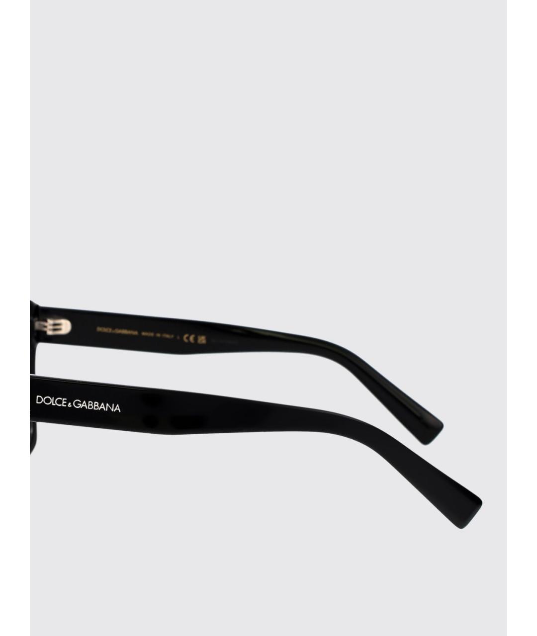 DOLCE&GABBANA Черные солнцезащитные очки, фото 4