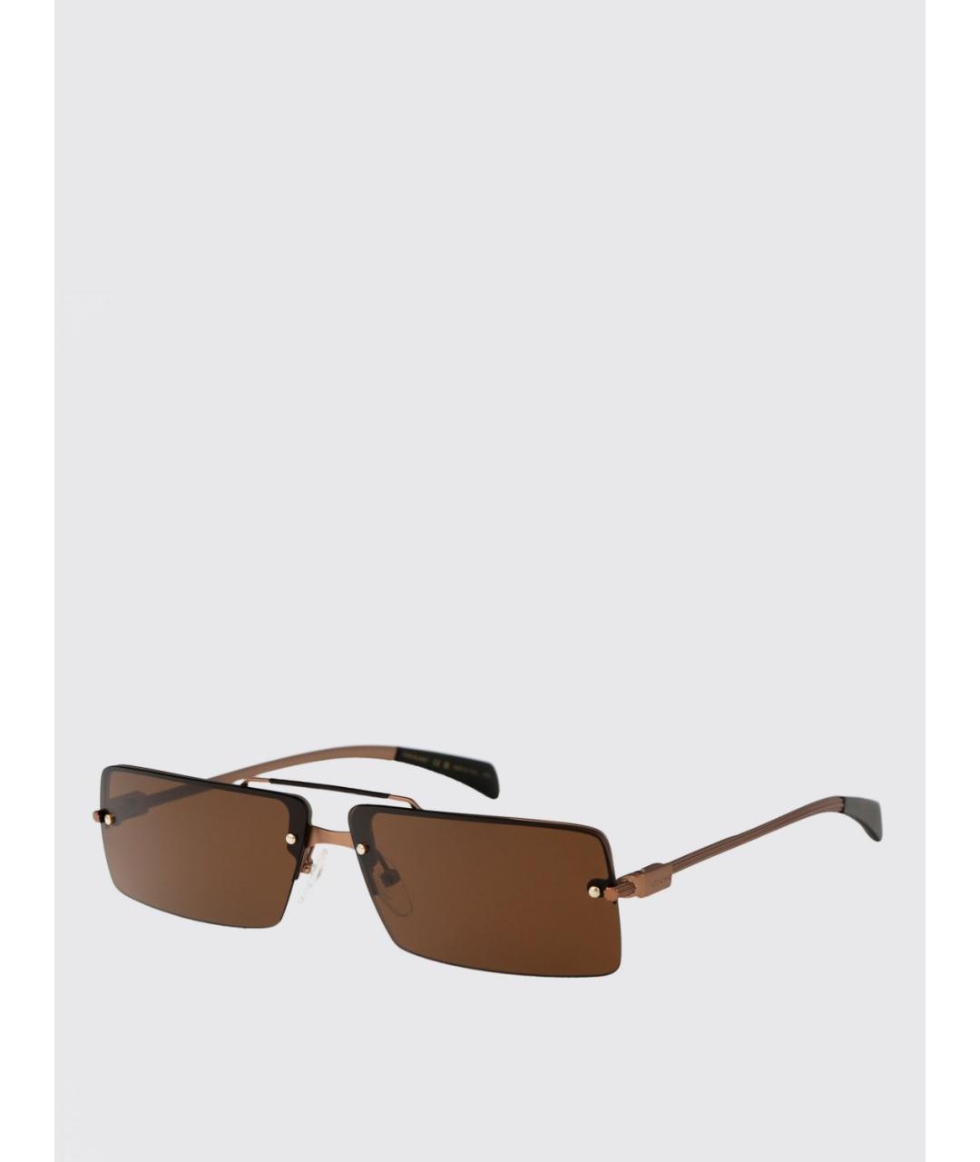 FERRAGAMO Золотые солнцезащитные очки, фото 5