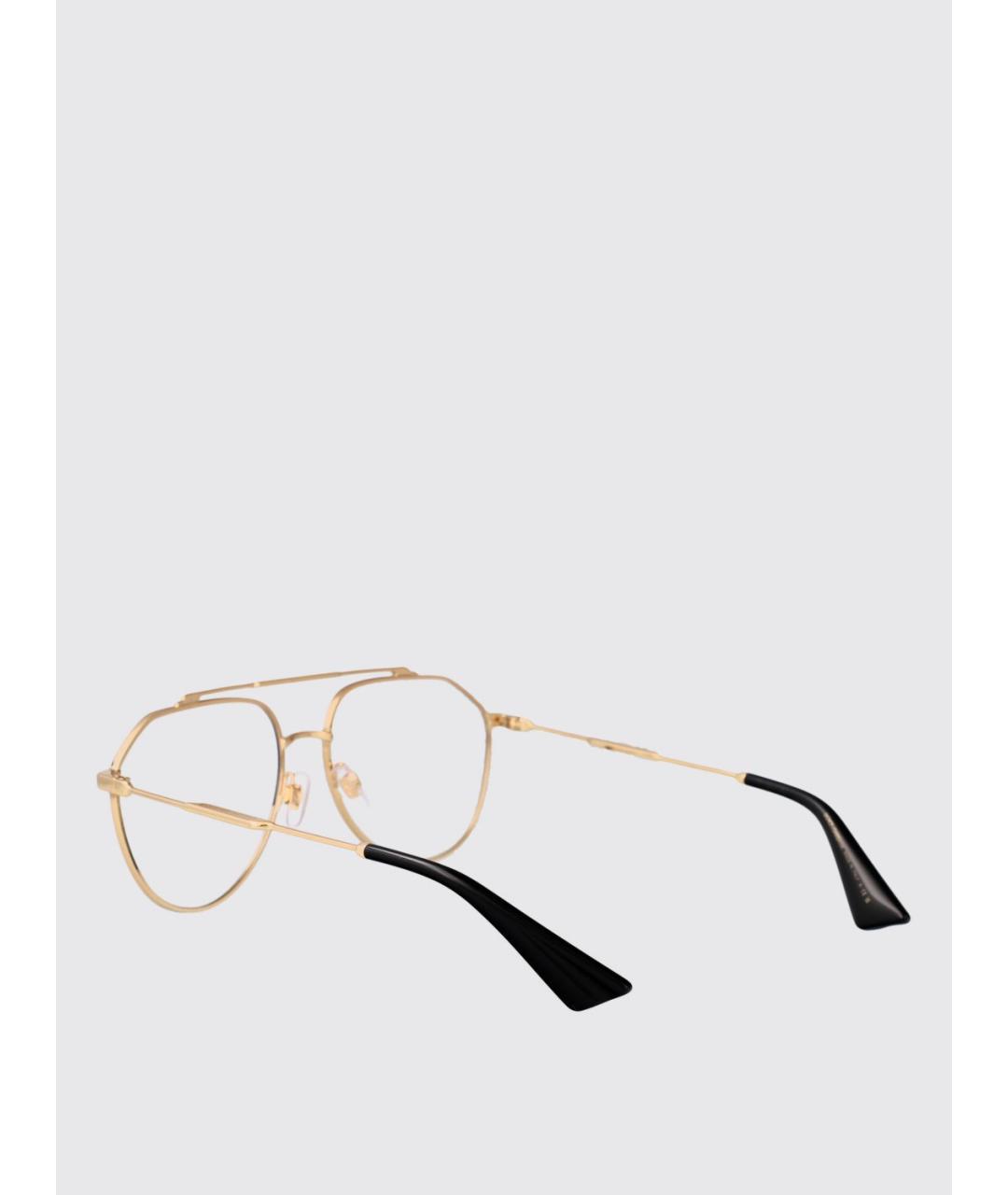 DOLCE&GABBANA Золотые солнцезащитные очки, фото 3