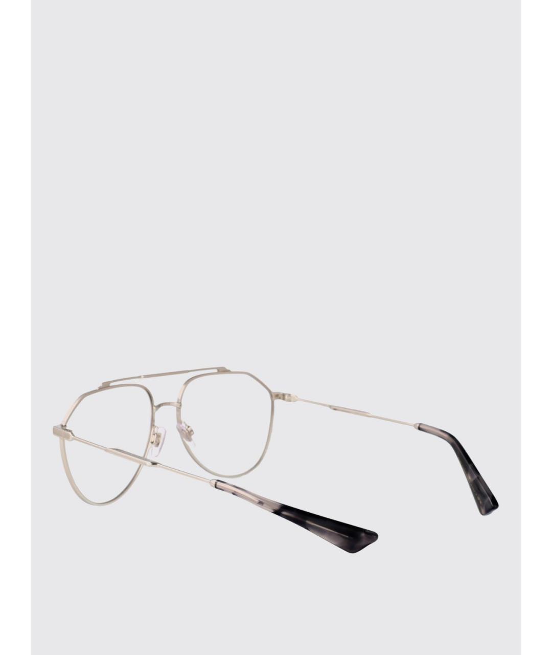 DOLCE&GABBANA Серебряные солнцезащитные очки, фото 3