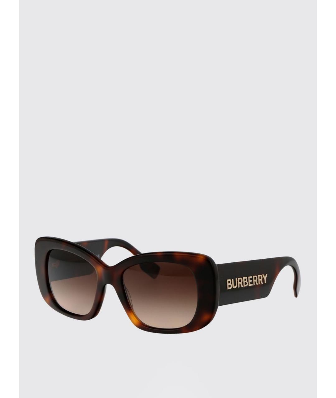 BURBERRY Коричневые солнцезащитные очки, фото 5