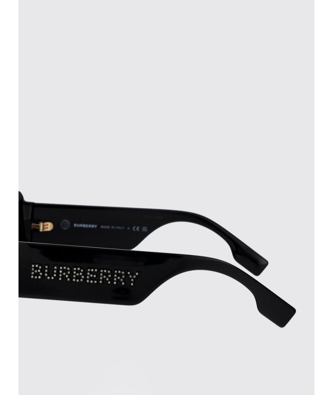 BURBERRY Черные солнцезащитные очки, фото 4