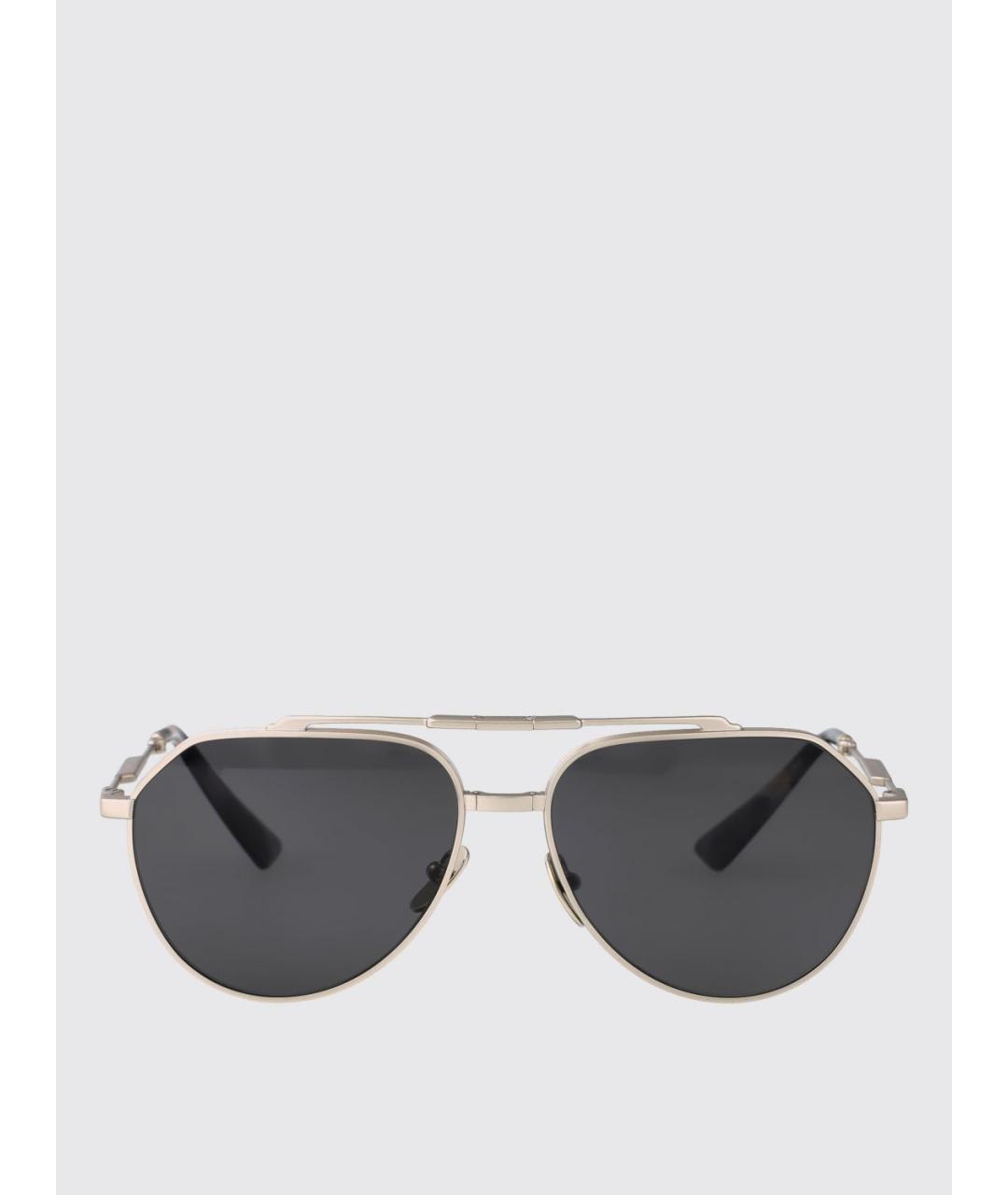 DOLCE&GABBANA Серебряные солнцезащитные очки, фото 2