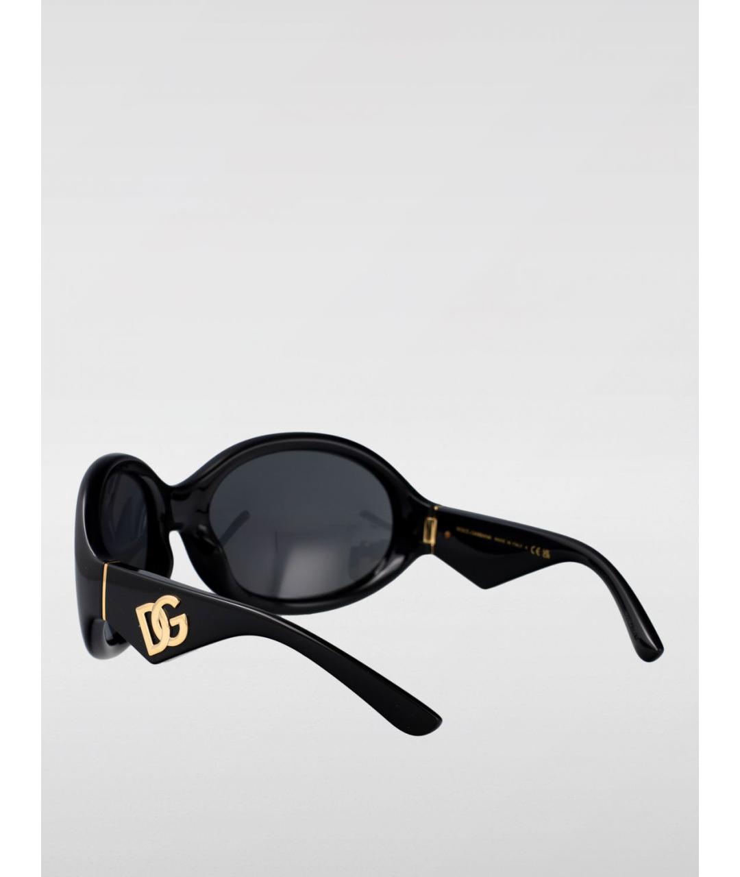 DOLCE&GABBANA Черные солнцезащитные очки, фото 3