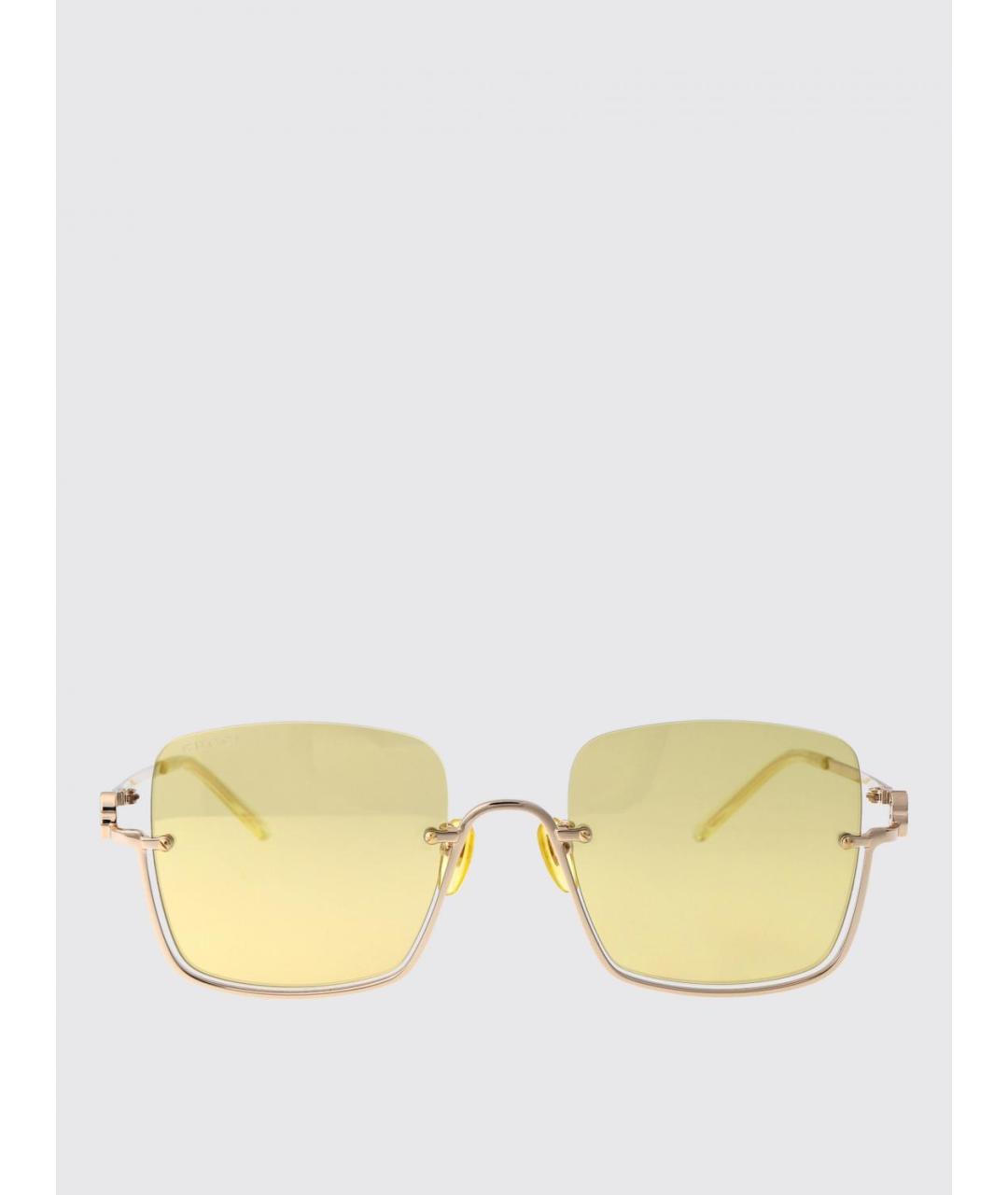 GUCCI Золотые солнцезащитные очки, фото 2