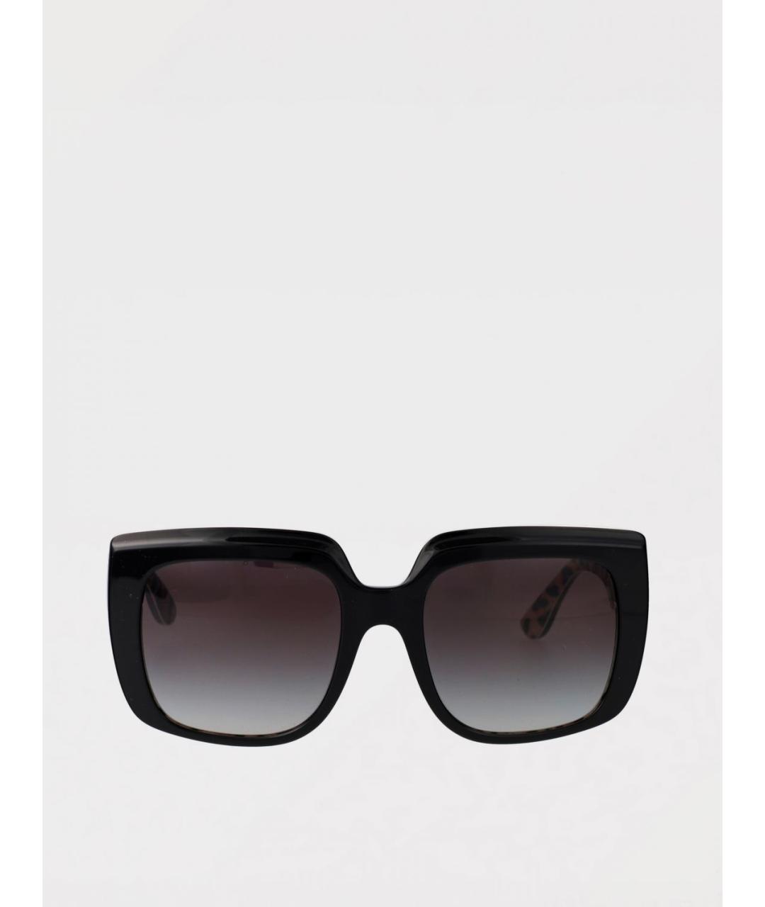 DOLCE&GABBANA Черные солнцезащитные очки, фото 2