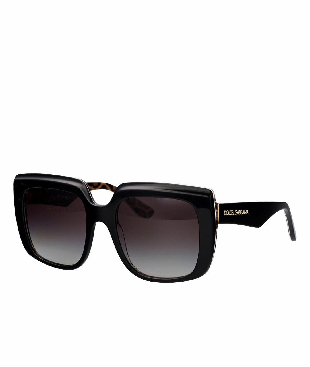 DOLCE&GABBANA Черные солнцезащитные очки, фото 1