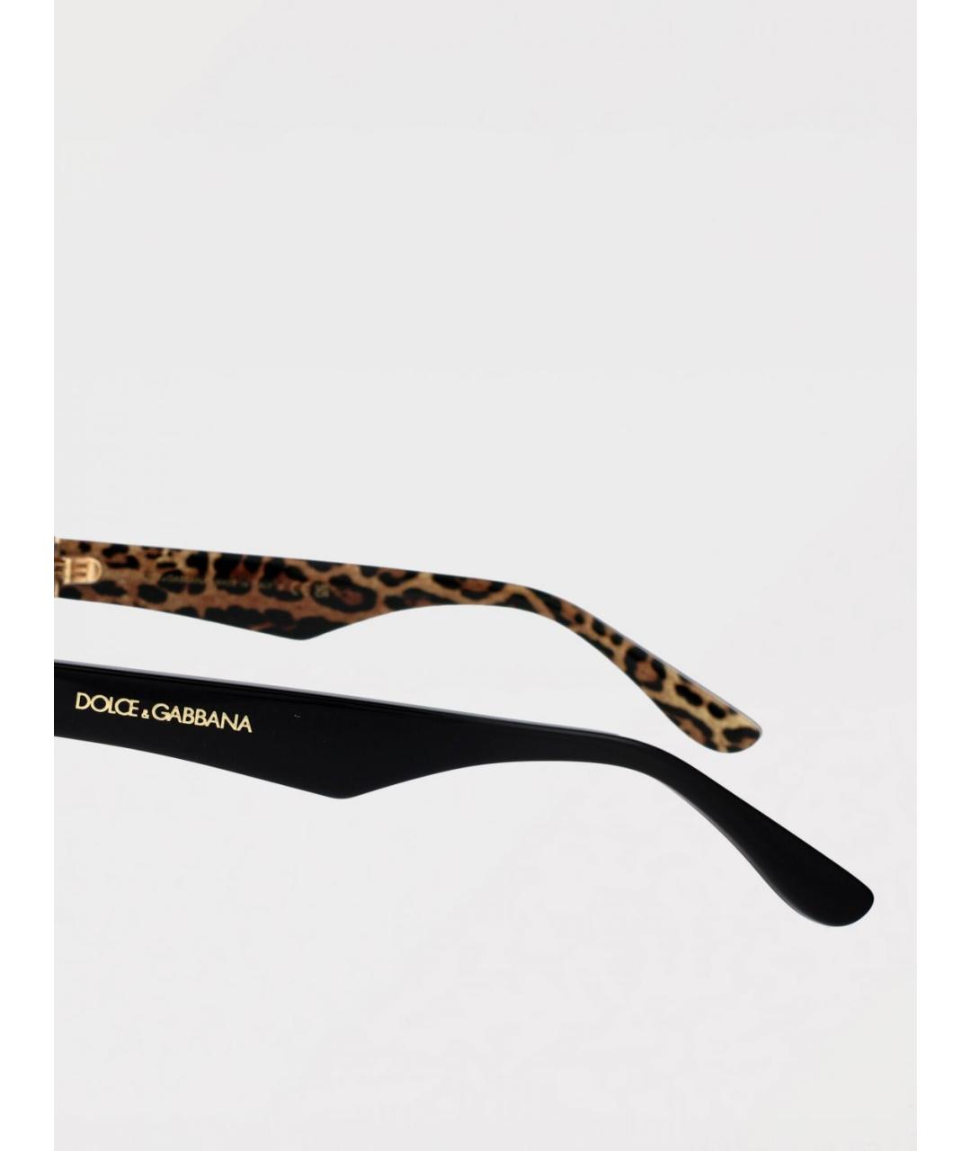 DOLCE&GABBANA Черные солнцезащитные очки, фото 4
