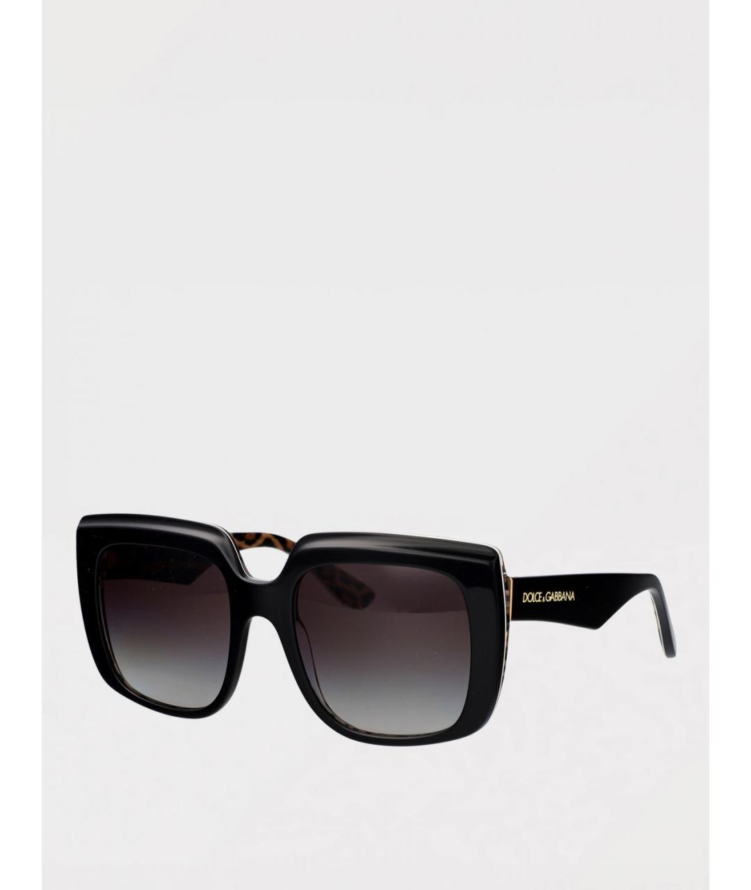 DOLCE&GABBANA Черные солнцезащитные очки, фото 5