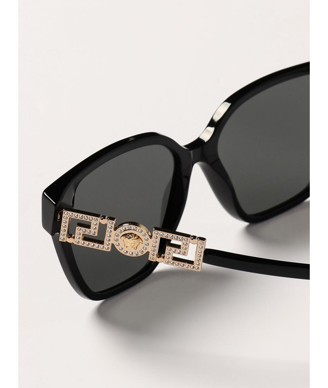 VERSACE Черные солнцезащитные очки, фото 5