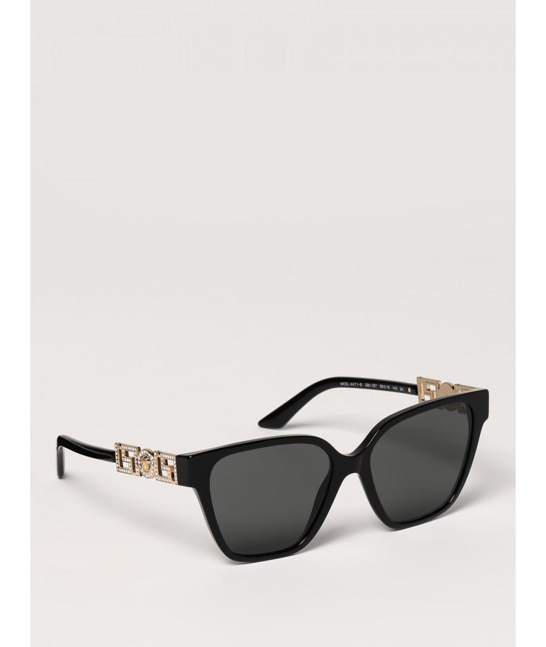 VERSACE Черные солнцезащитные очки, фото 6