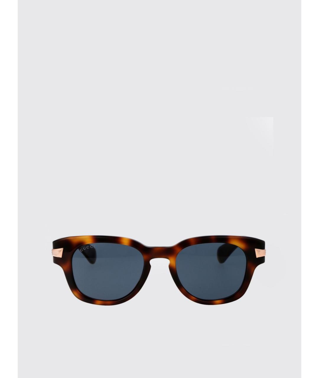 GUCCI Коричневые солнцезащитные очки, фото 2