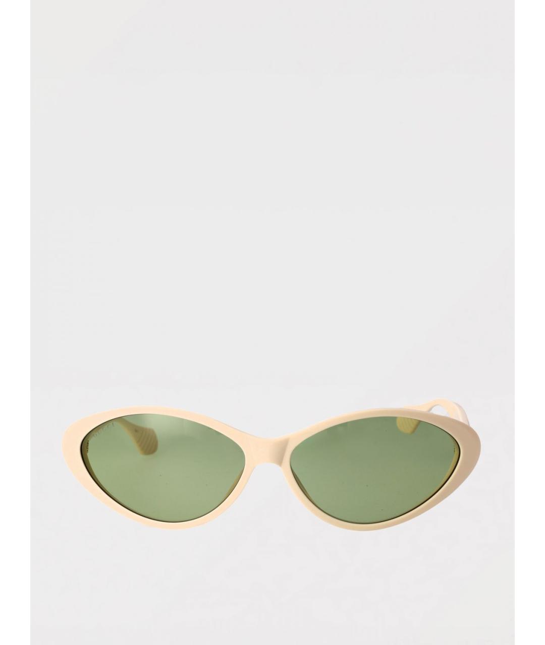 GUCCI Белые солнцезащитные очки, фото 2