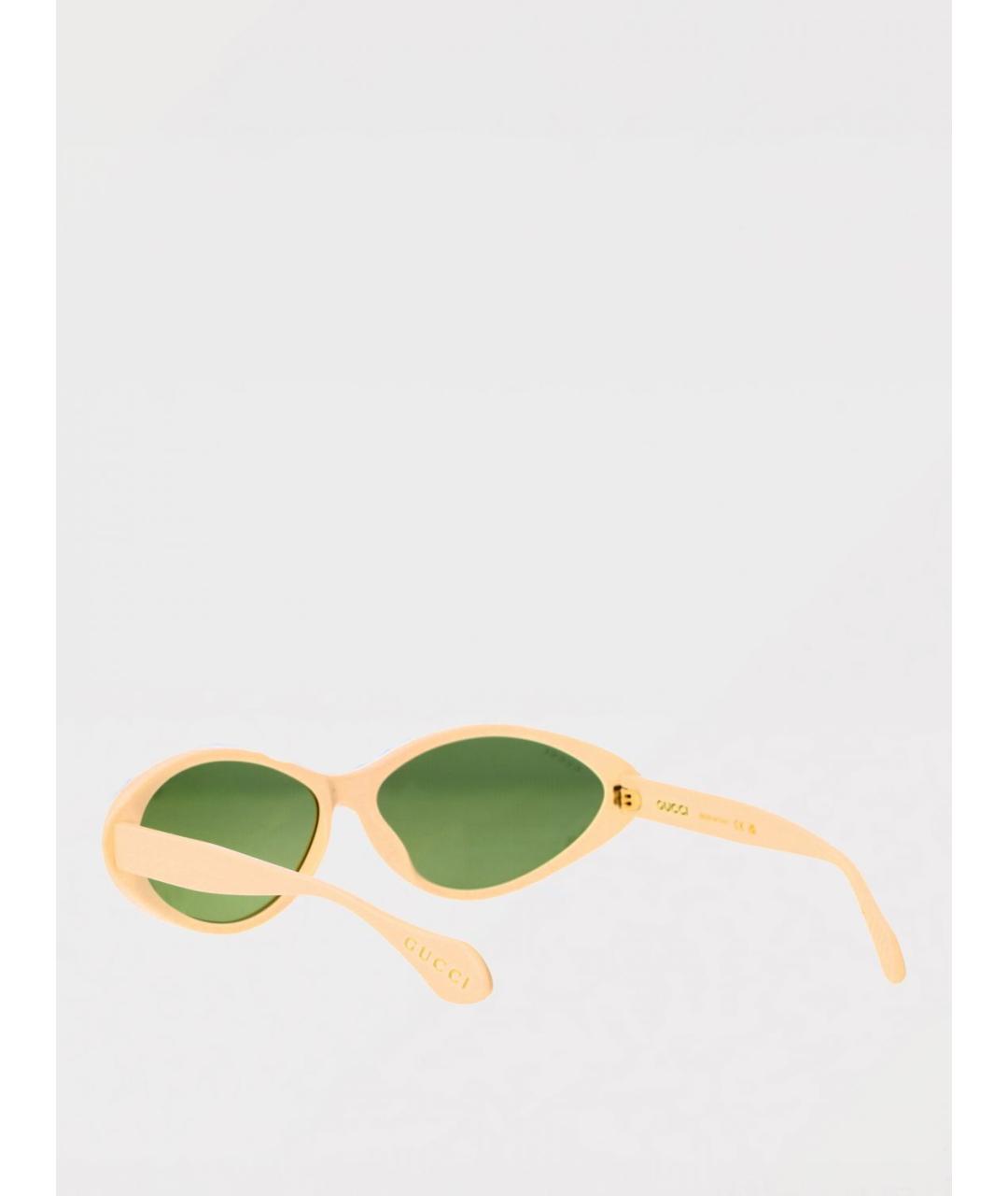 GUCCI Белые солнцезащитные очки, фото 3