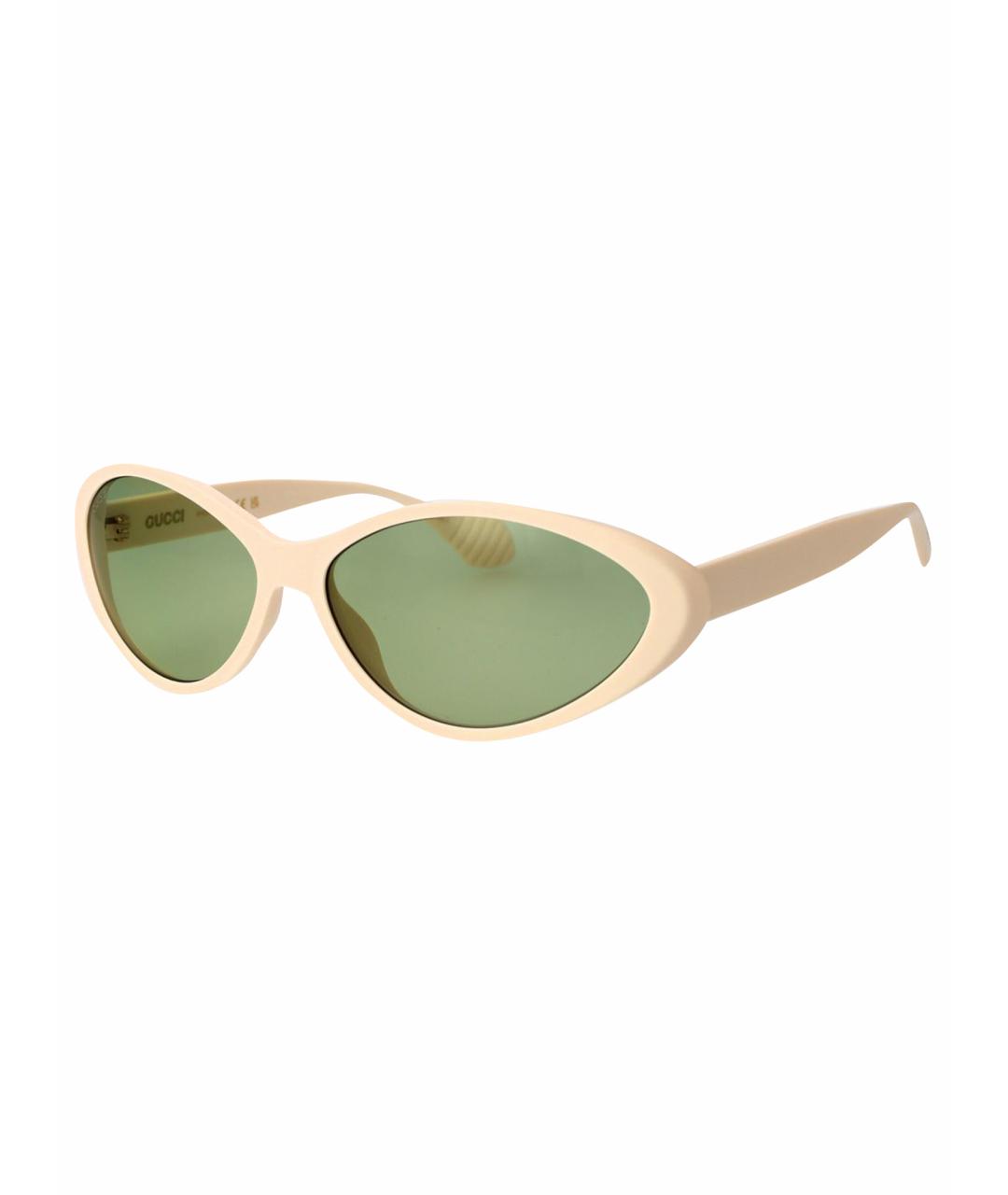 GUCCI Белые солнцезащитные очки, фото 1