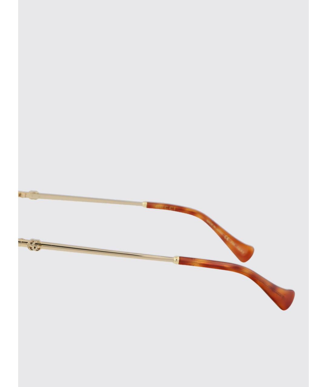 GUCCI Золотые солнцезащитные очки, фото 4