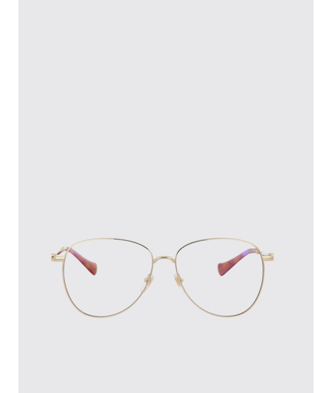 GUCCI Золотые солнцезащитные очки, фото 2