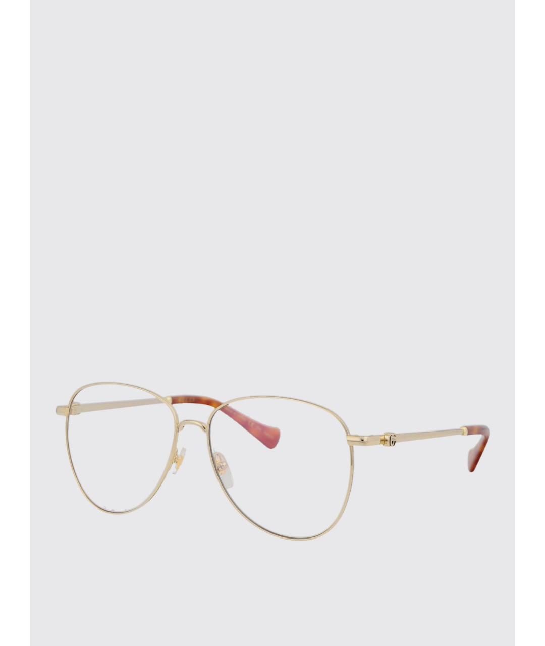 GUCCI Золотые солнцезащитные очки, фото 5