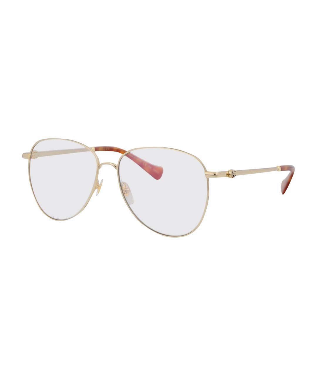GUCCI Золотые солнцезащитные очки, фото 1