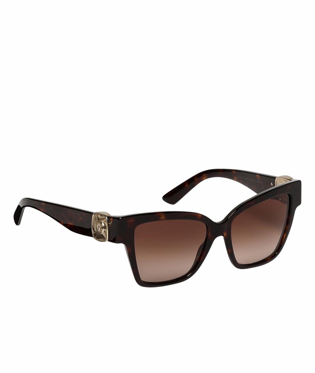 DOLCE&GABBANA Коричневые солнцезащитные очки, фото 1