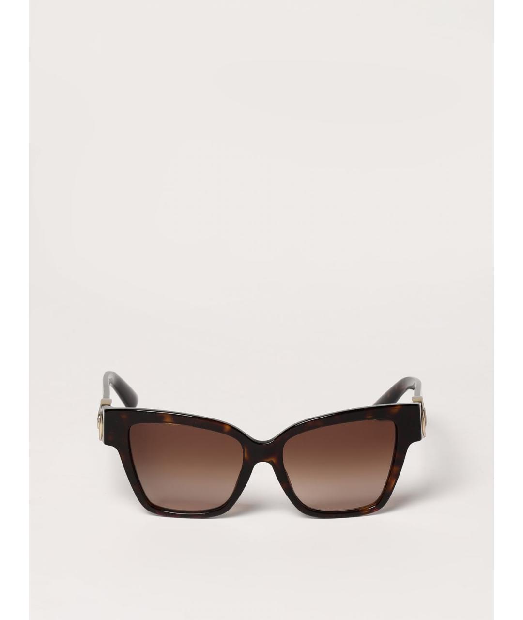 DOLCE&GABBANA Коричневые солнцезащитные очки, фото 2