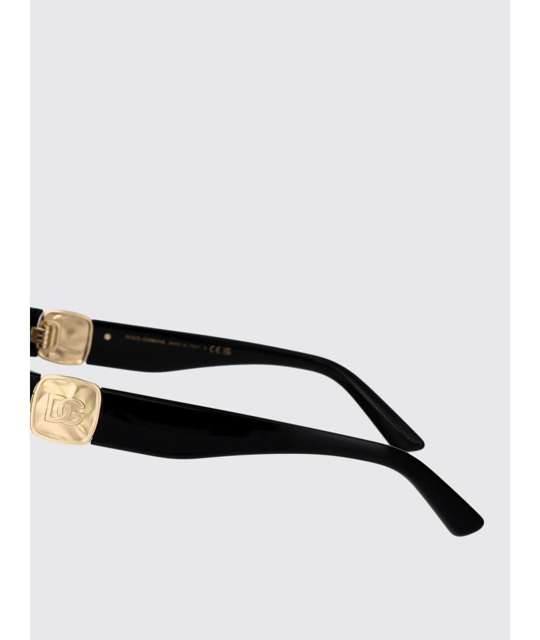 DOLCE&GABBANA Черные солнцезащитные очки, фото 4