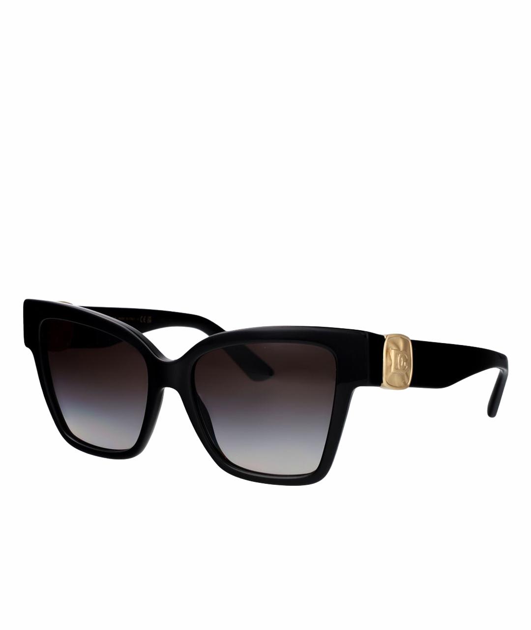 DOLCE&GABBANA Черные солнцезащитные очки, фото 1
