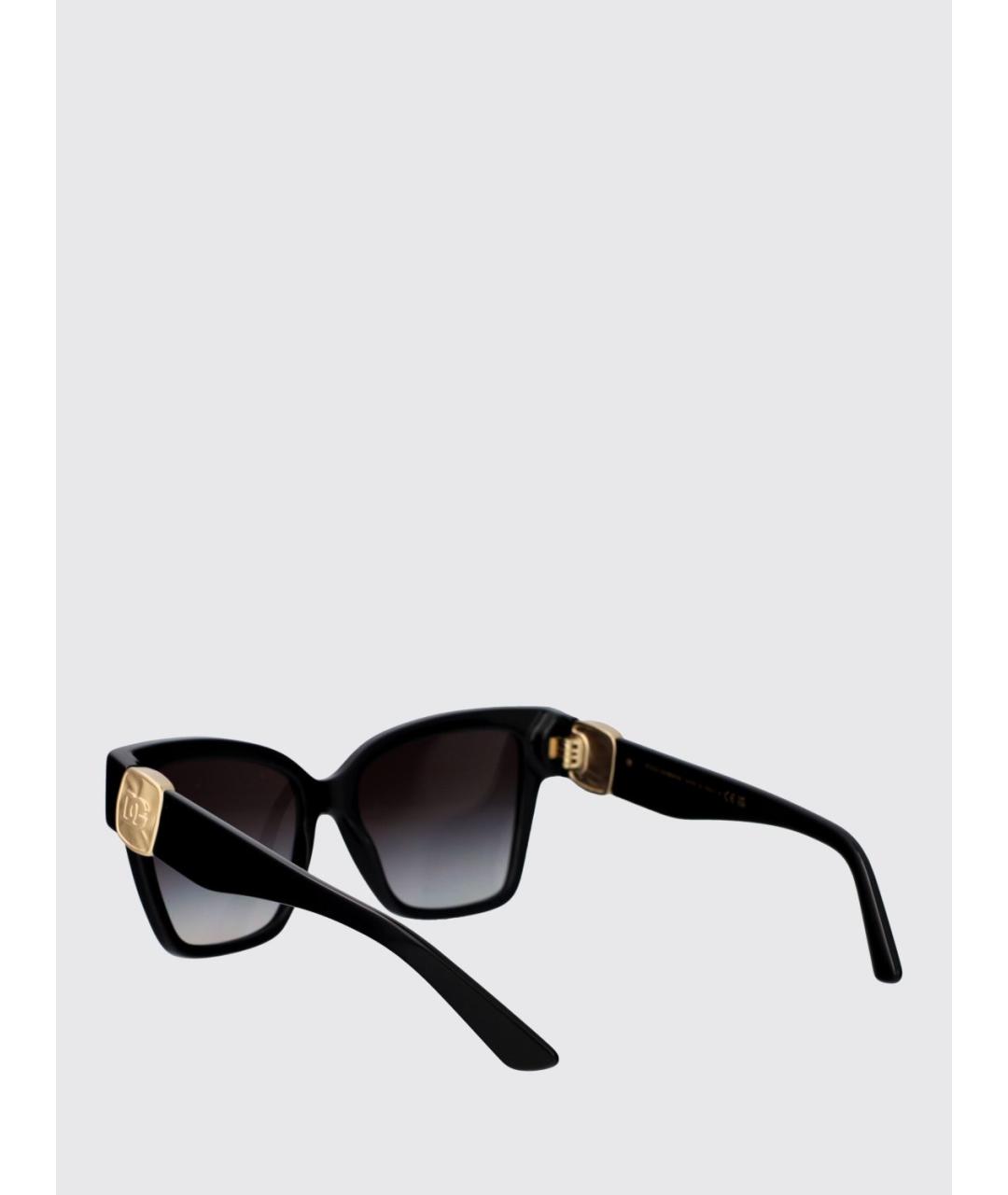 DOLCE&GABBANA Черные солнцезащитные очки, фото 3