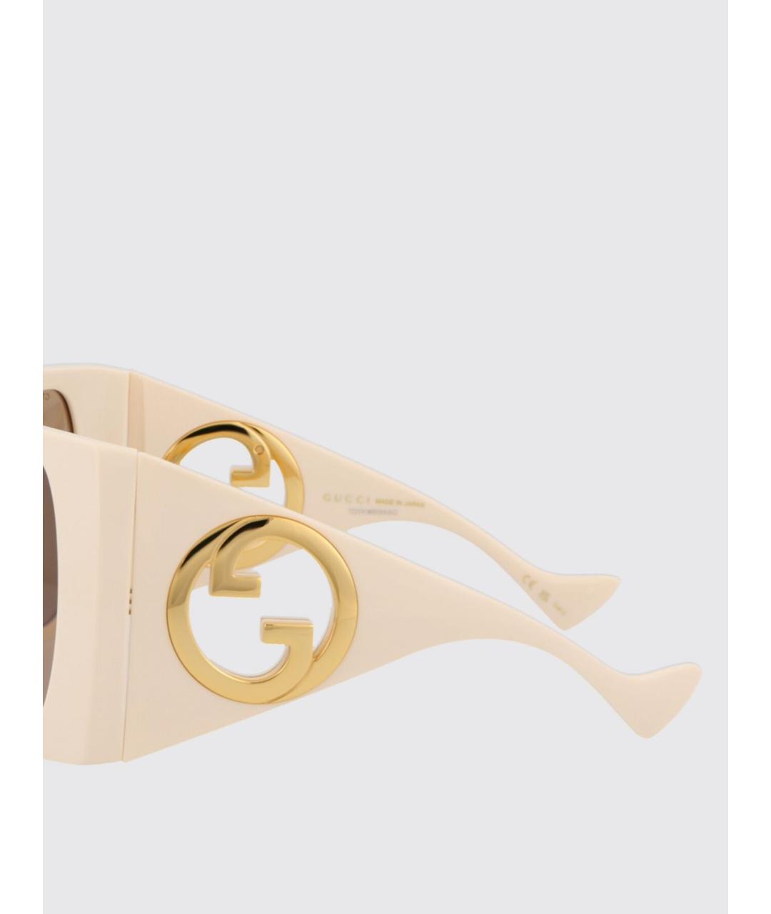 GUCCI Белые солнцезащитные очки, фото 4