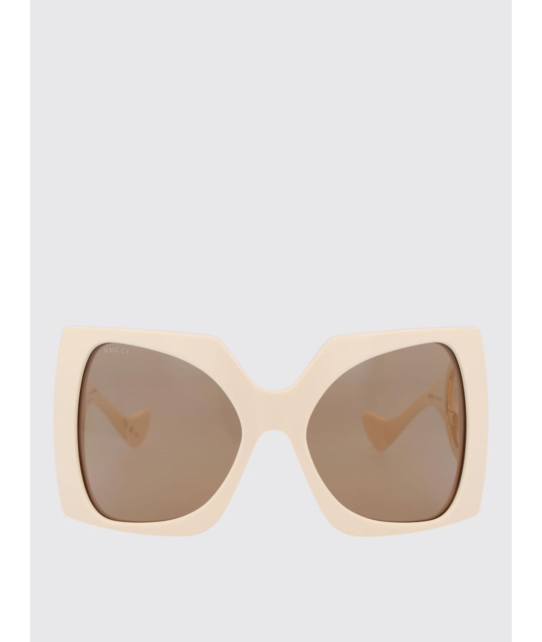 GUCCI Белые солнцезащитные очки, фото 2