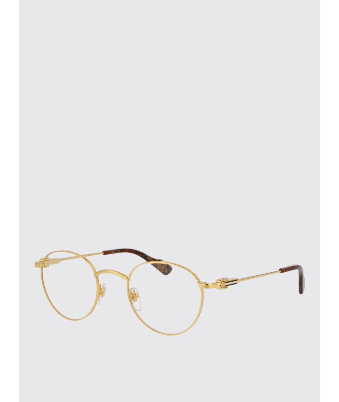 GUCCI Золотые солнцезащитные очки, фото 5