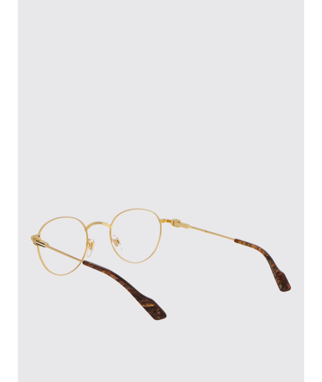 GUCCI Золотые солнцезащитные очки, фото 3