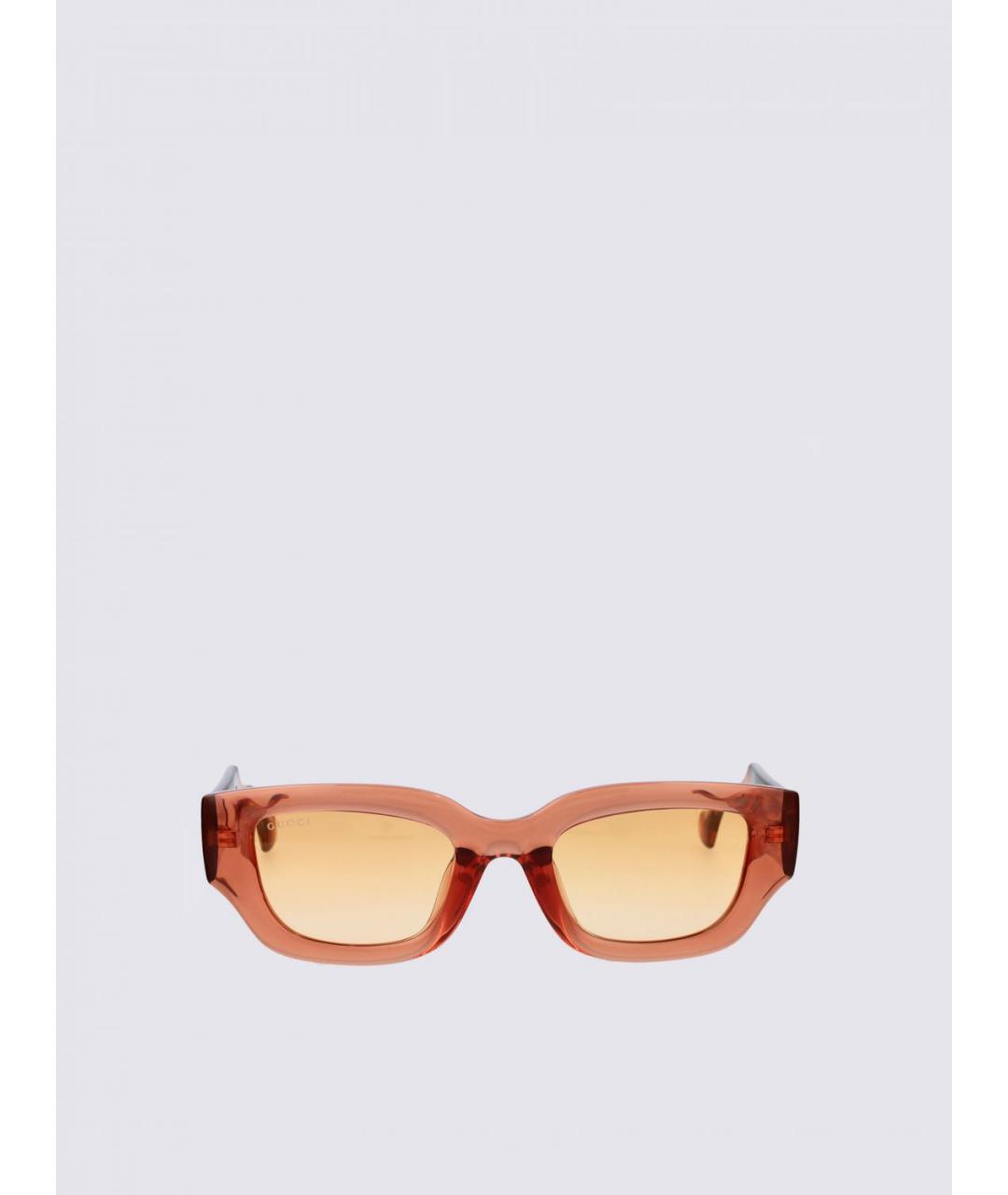 GUCCI Коричневые солнцезащитные очки, фото 2