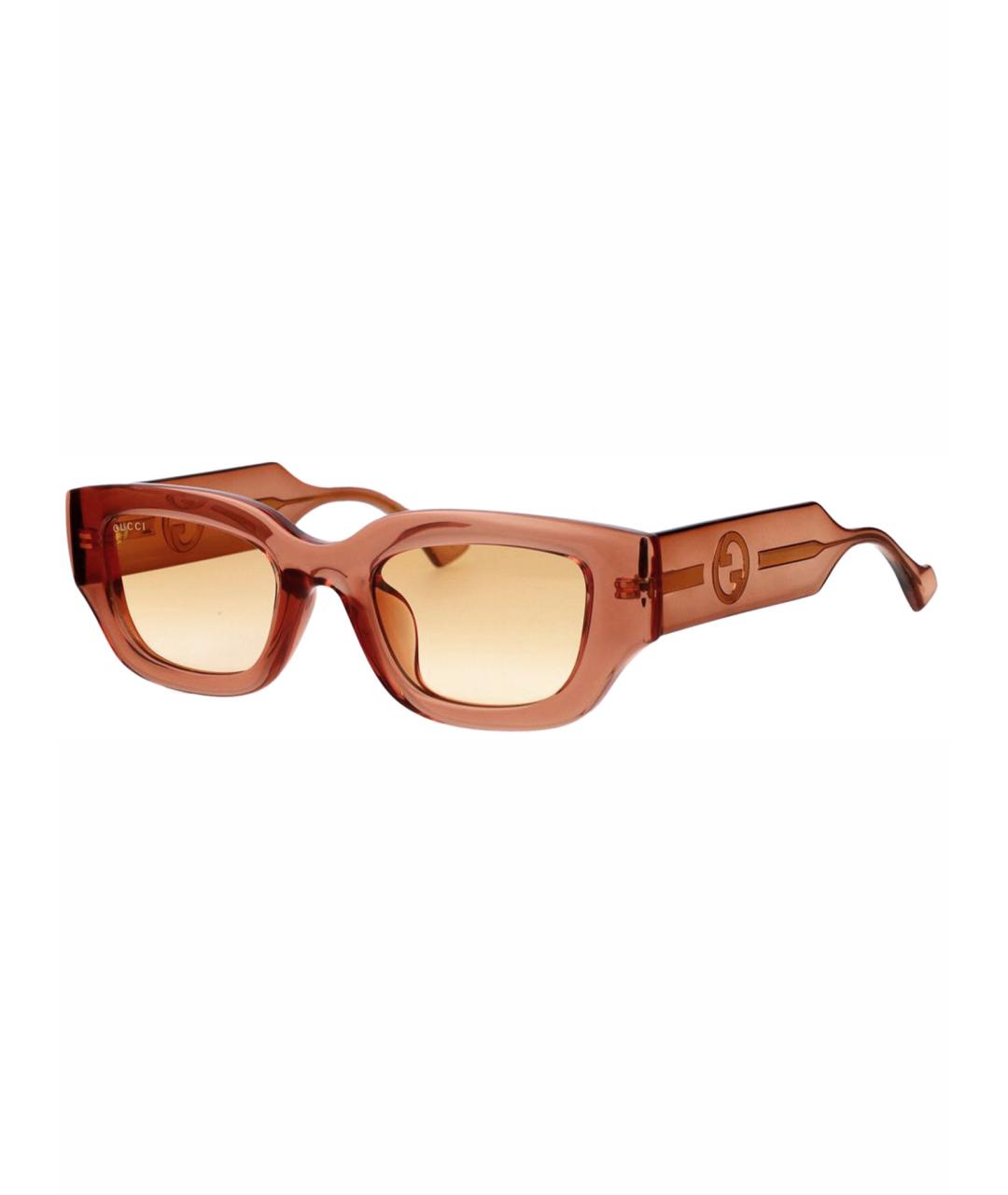 GUCCI Коричневые солнцезащитные очки, фото 1