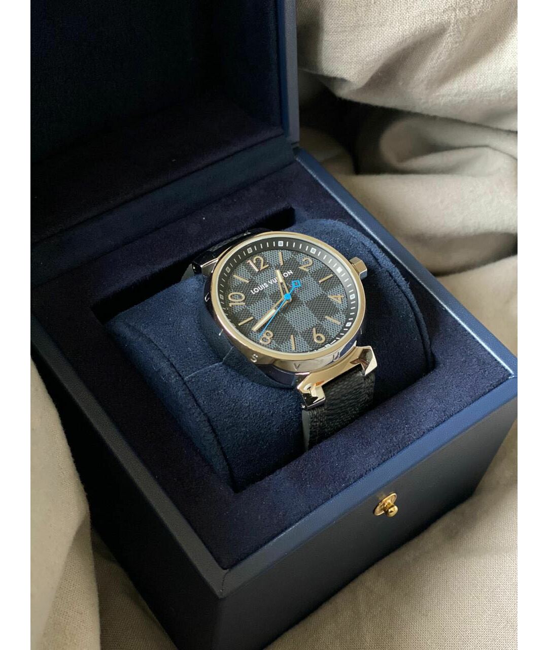 LOUIS VUITTON PRE-OWNED Серебряные стальные часы, фото 6