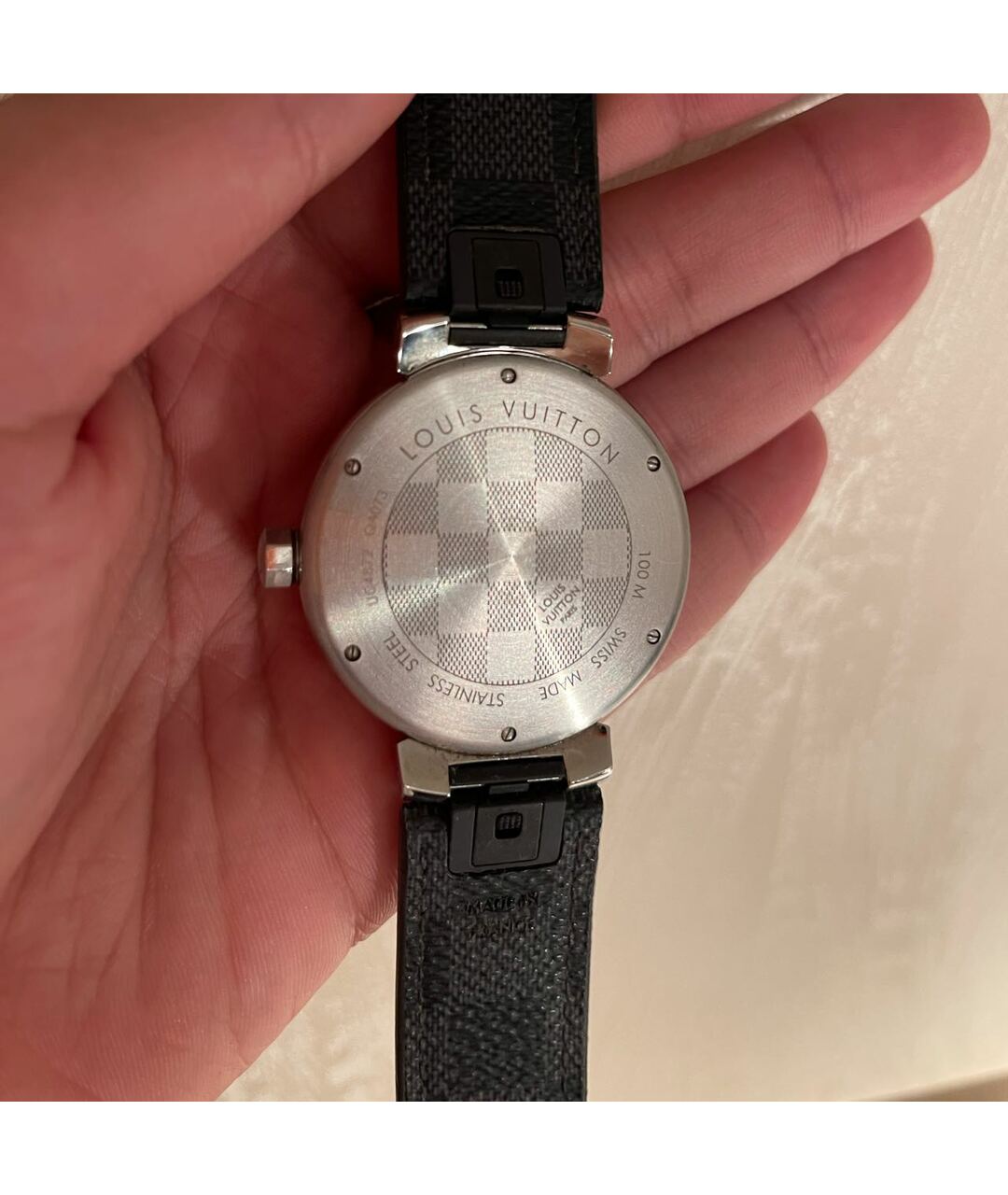 LOUIS VUITTON PRE-OWNED Серебряные стальные часы, фото 3