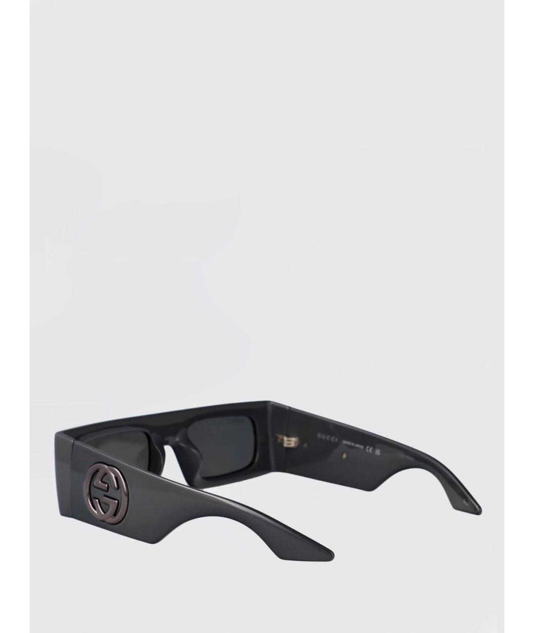 GUCCI Антрацитовые солнцезащитные очки, фото 3