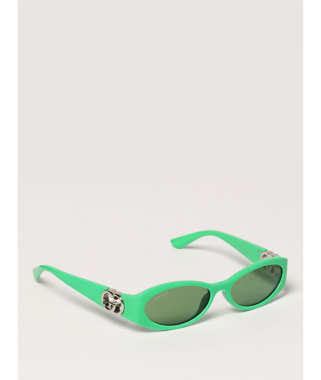 GUCCI Зеленые солнцезащитные очки, фото 6