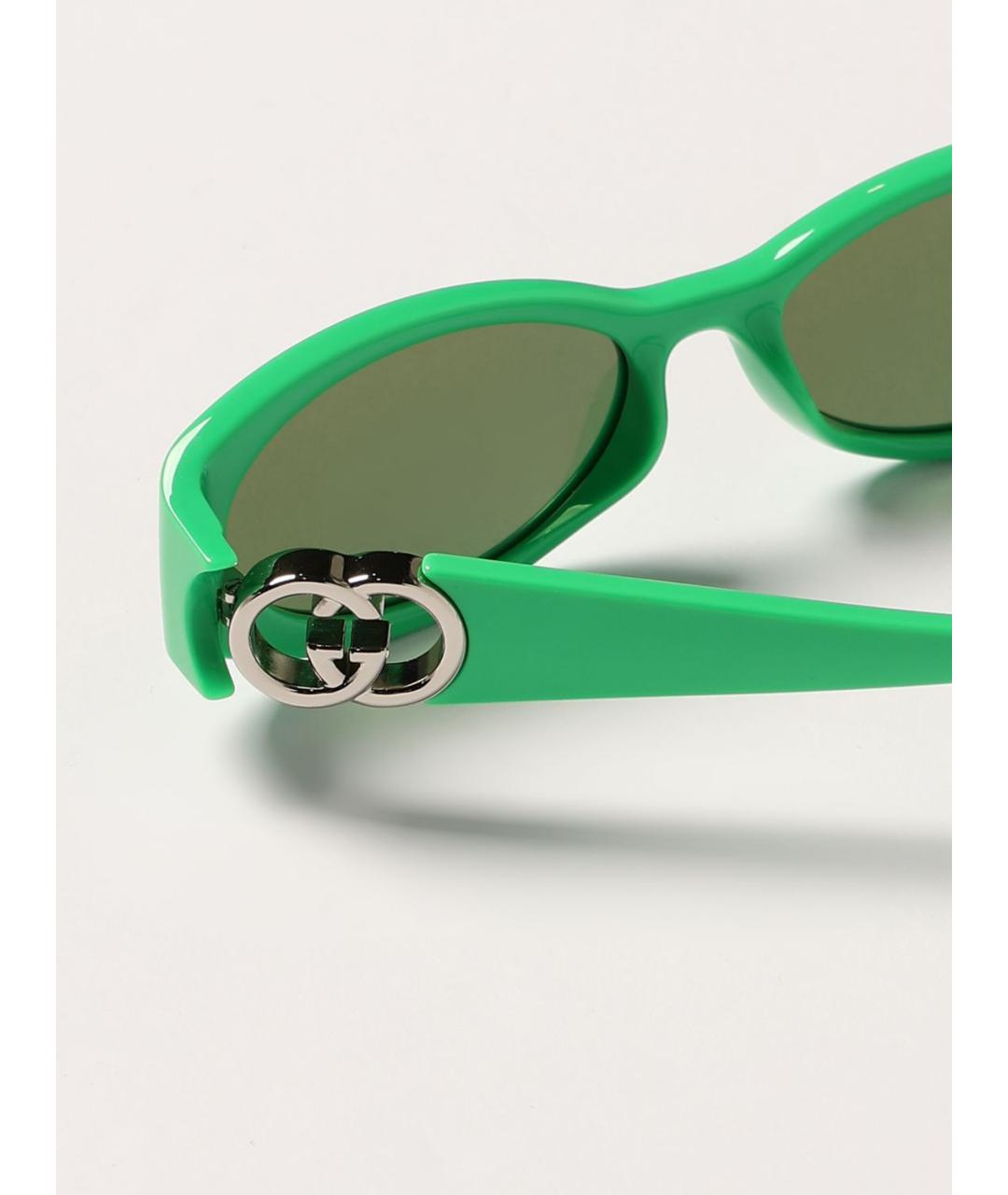 GUCCI Зеленые солнцезащитные очки, фото 5