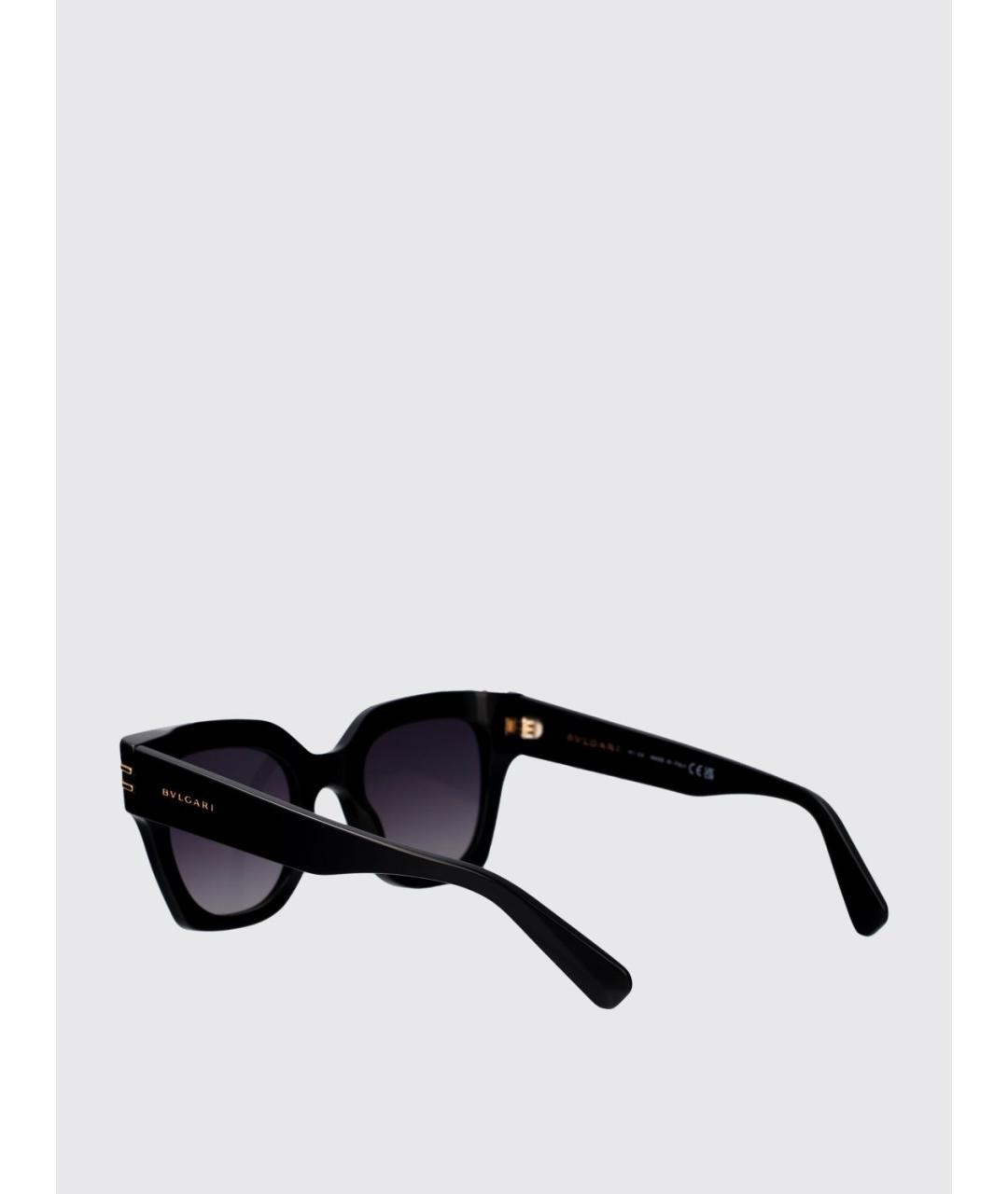 BVLGARI Черные солнцезащитные очки, фото 3