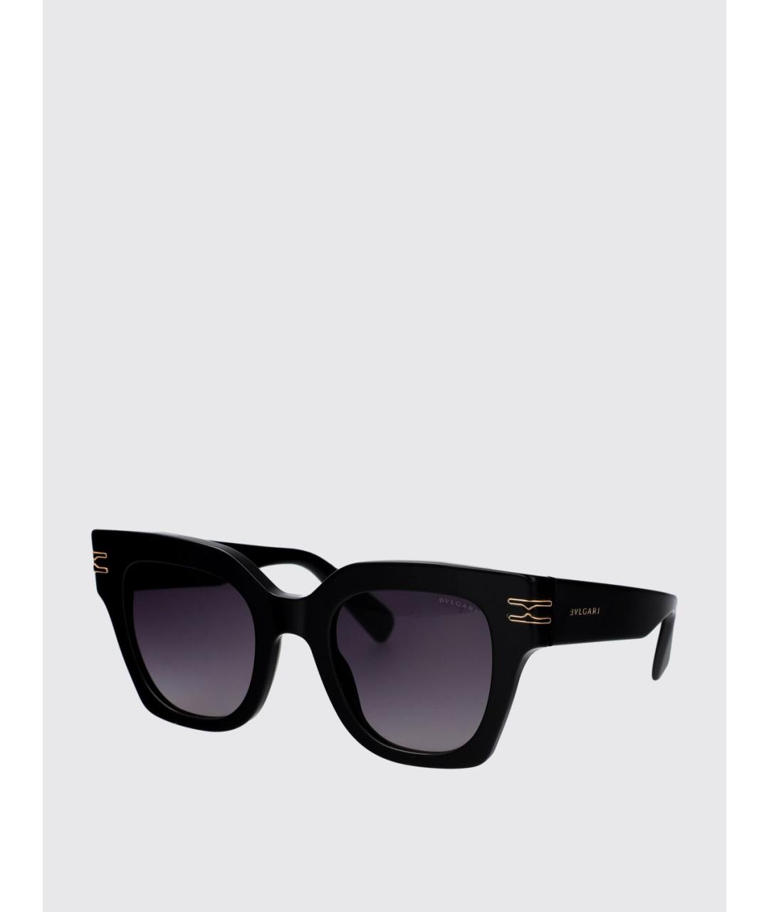 BVLGARI Черные солнцезащитные очки, фото 5