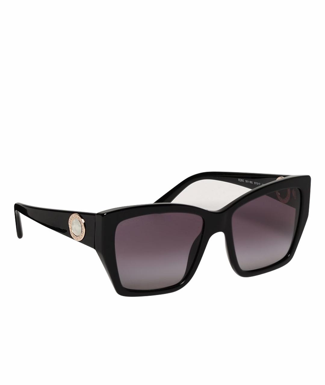 BVLGARI Черные солнцезащитные очки, фото 1