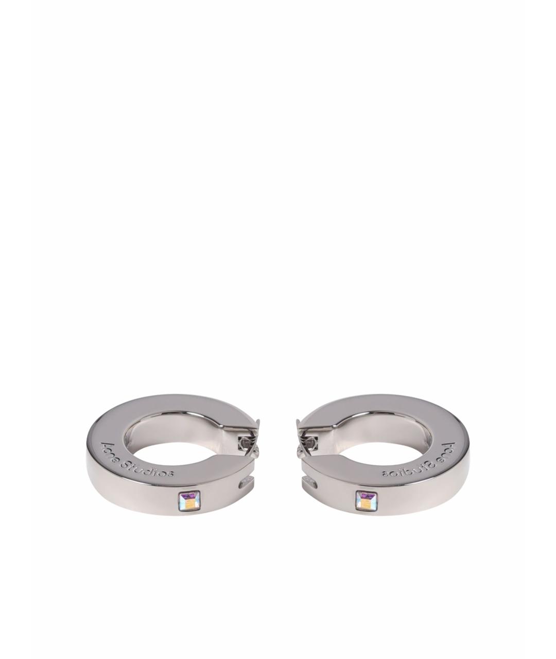 ACNE STUDIOS Серебряные латунные серьги, фото 1