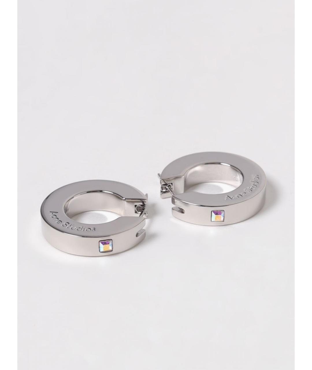 ACNE STUDIOS Серебряные латунные серьги, фото 2