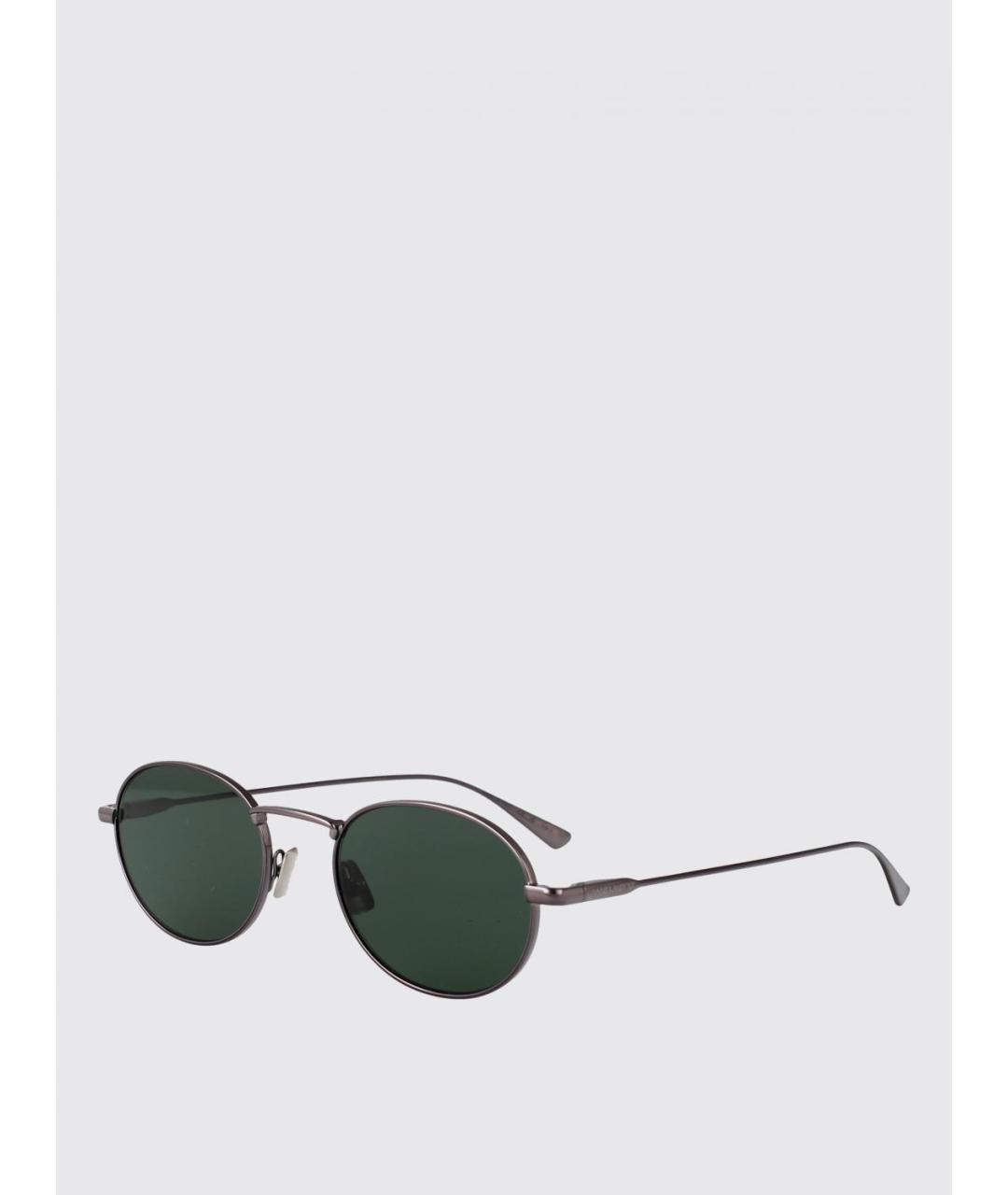 SAINT LAURENT Серебряные металлические солнцезащитные очки, фото 5