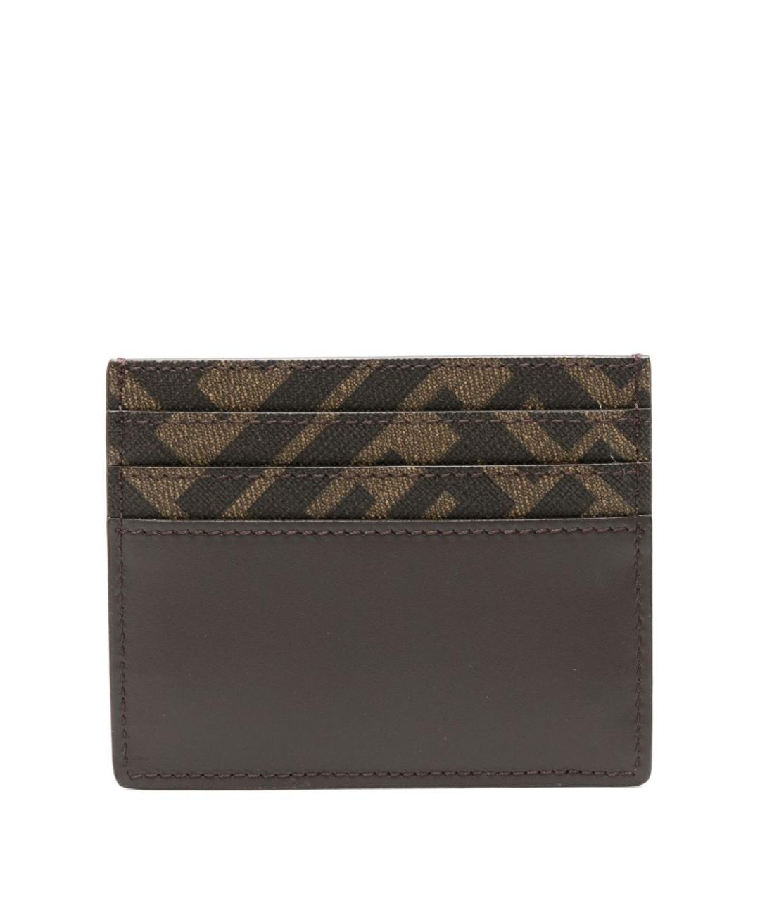 FENDI Коричневый кардхолдер, фото 3