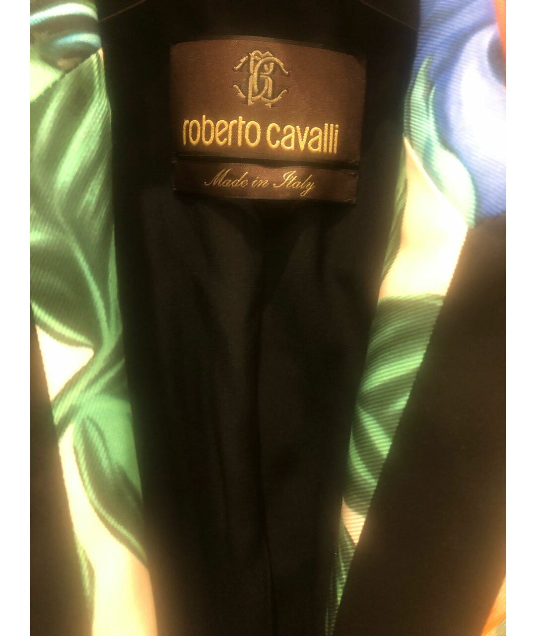 ROBERTO CAVALLI Мульти шелковый жакет/пиджак, фото 3