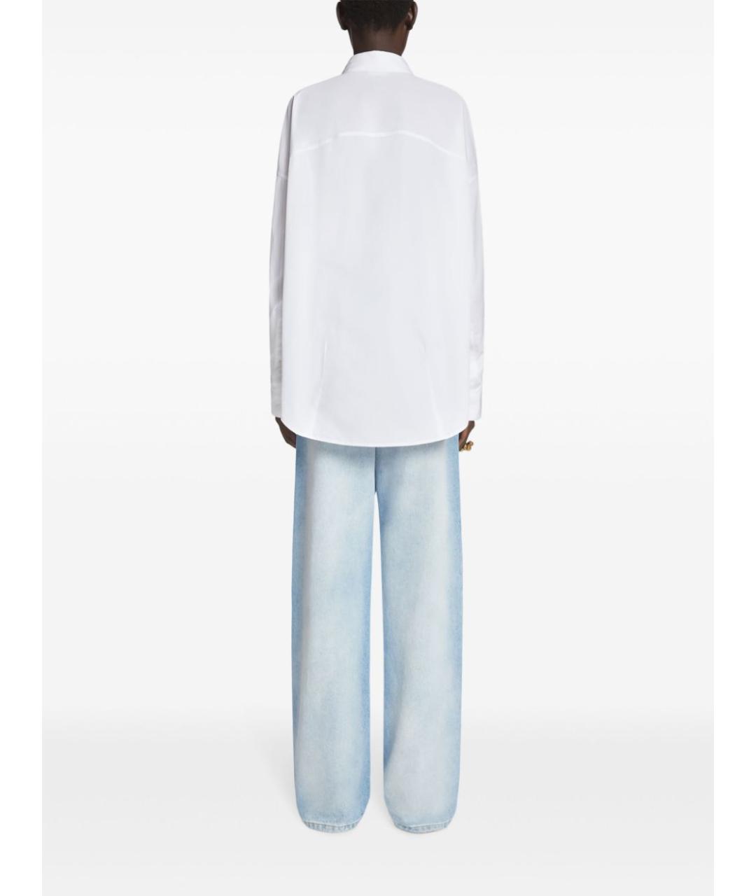 DRIES VAN NOTEN Белая хлопковая рубашка, фото 4