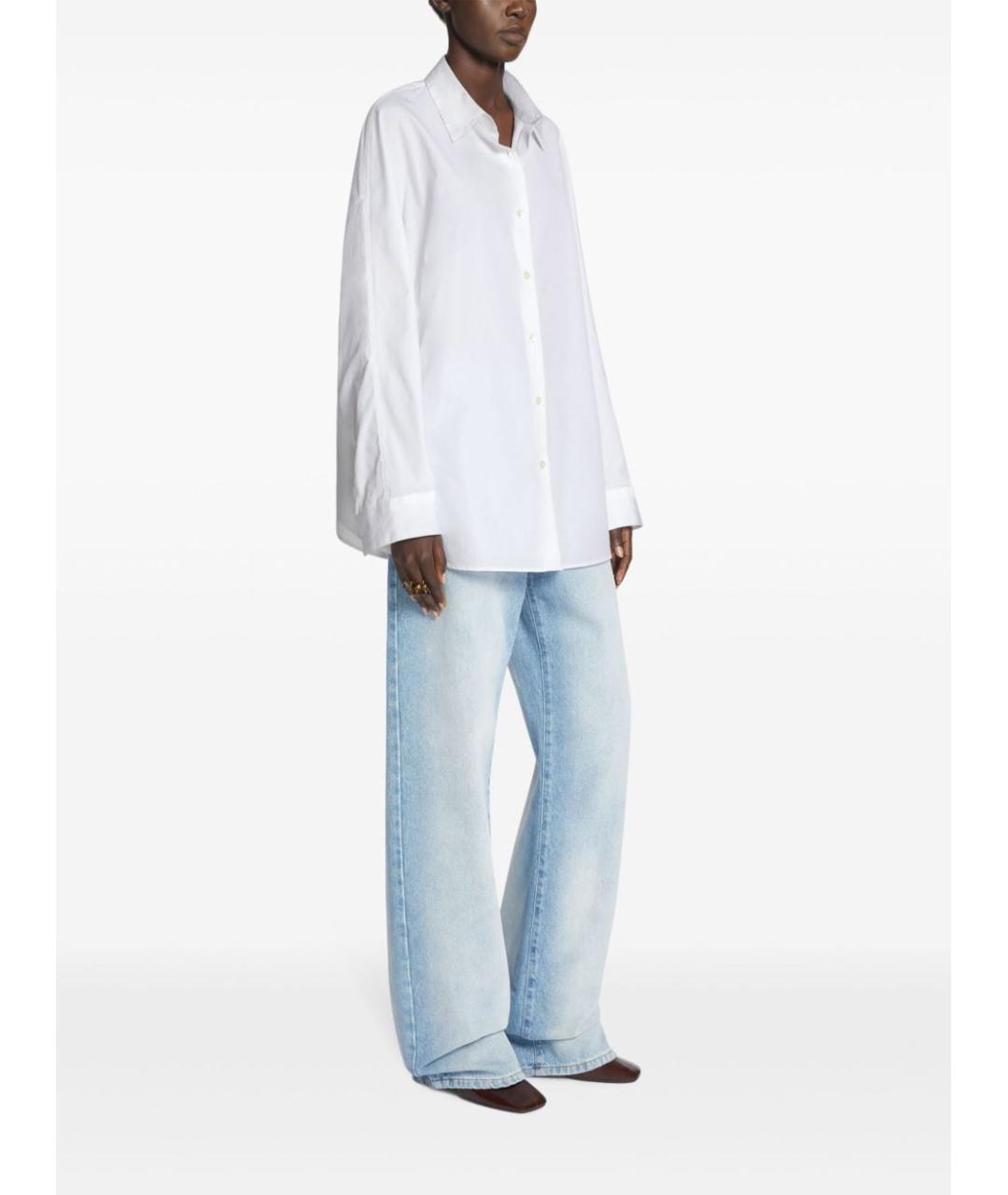 DRIES VAN NOTEN Белая хлопковая рубашка, фото 2